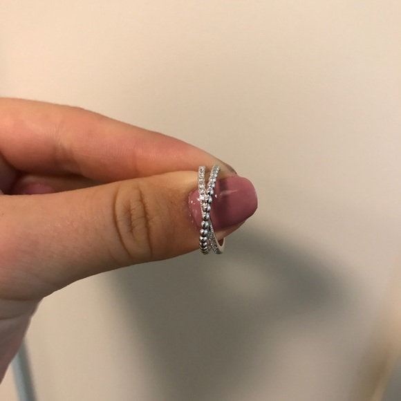 LAST ONE!! Sterling Silver Cubic Zirconia Ring - Picture 8 of 8